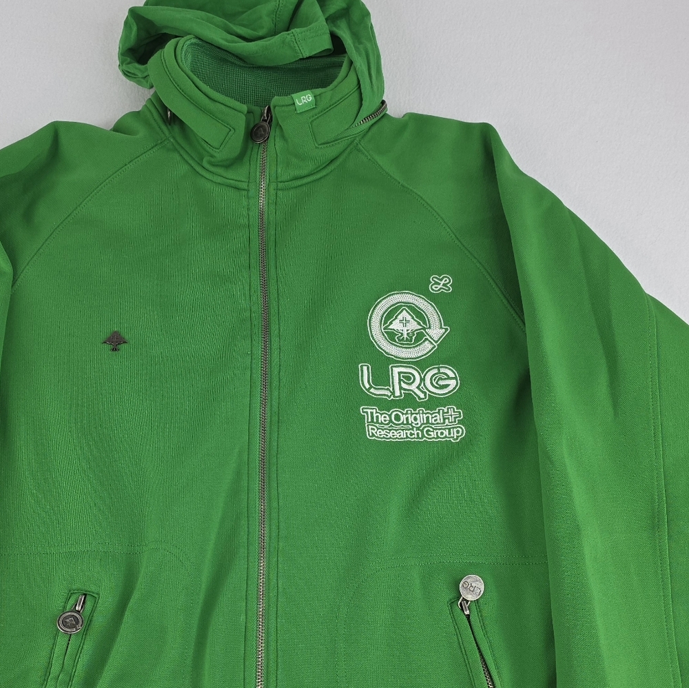 LRG Kids Boys Vibrant Green Zip-Up Jacket Size XL P-2703